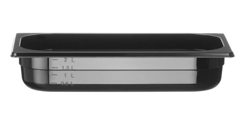 Pojemnik GN 1/3 COOL, HENDI, COOL, GN 1/3, 2,5L, czarny, 325x176x(H)65mm