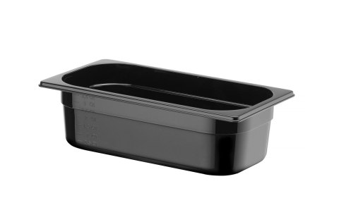 Pojemnik GN 1/3 COOL, HENDI, COOL, GN 1/3, 3,8L, czarny, 325x176x(H)100mm
