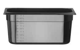 Pojemnik GN 1/3 COOL, HENDI, COOL, GN 1/3, 5,5L, czarny, 325x176x(H)150mm