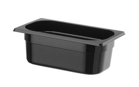 Pojemnik GN 1/4 COOL, HENDI, COOL, GN 1/4, 2,6L, czarny, 265x163x(H)100mm