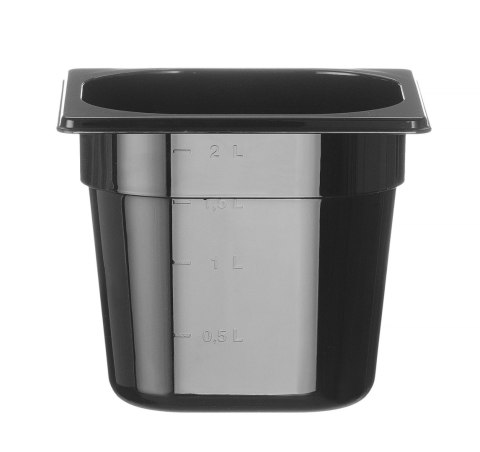 Pojemnik GN 1/6 COOL, HENDI, COOL, GN 1/6, 2,3L, czarny, 176x162x(H)150mm