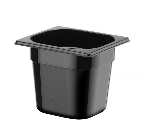 Pojemnik GN 1/6 COOL, HENDI, COOL, GN 1/6, 2,3L, czarny, 176x162x(H)150mm