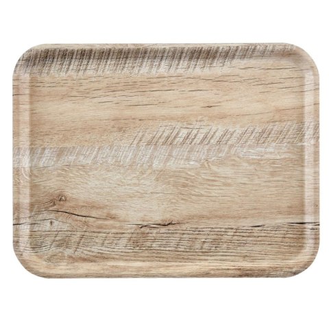 Taca do serwowania Capri, Cambro, jasny dąb, jasne drewno, 370x530mm