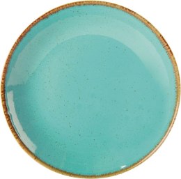 Talerz coupe, Porland, Laguna, turkusowy, ⌀210mm