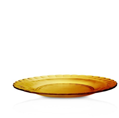 Talerz płytki PICARDIE AMBER, Duralex, PICARDIE MARINE, ⌀260x(H)19mm