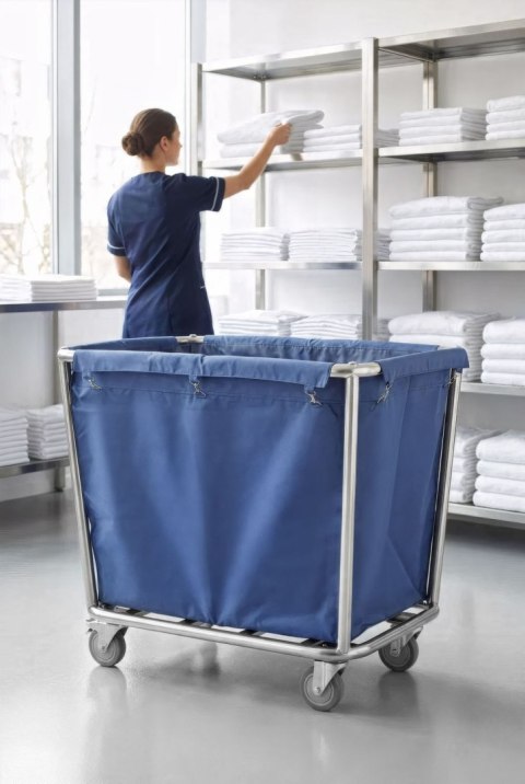Wózek hotelowy na pranie, AmerBox, 900x650x(H)850mm