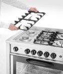 Kuchnia gazowa 5-palnikowa z konwekcyjnym piekarnikiem elektrycznym, HENDI, Kitchen Line, srebrny, 230V/2900W, 14,3kW, 900x653x(