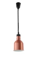 Lampa do podgrzewania potraw wisząca, cylindryczna, HENDI, miedziany, 230V/375W, ⌀175x(H)250mm
