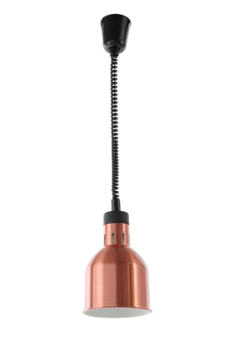 Lampa do podgrzewania potraw wisząca, cylindryczna, HENDI, miedziany, 230V/375W, ⌀175x(H)250mm