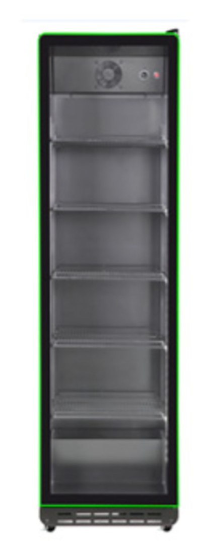 Lodówka zapleczowa, jednoskrzydłowa, Arktic, 5 półek, 360L, czarny, 230V/290W, 578x580x(H)1990mm