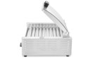 Podgrzewacz rolkowy do parówek dwustrefowy, z energooszczędną pokrywą, HENDI, 11 rolek, 230V/980W, 566x527x(H)259mm