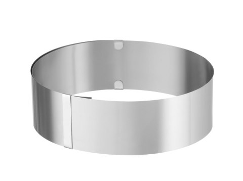 Rant piekarniczo - cukierniczy, okrągły - regulowany, HENDI, srebrny, ⌀320x(H)70mm, Okrągły