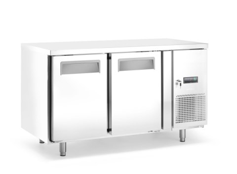 Stół chłodniczy 2-drzwiowy z agregatem bocznym, Arktic, Profi Line, Bez tylnego rantu, 215L, 230V/250W, 700x1350x(H)839mm