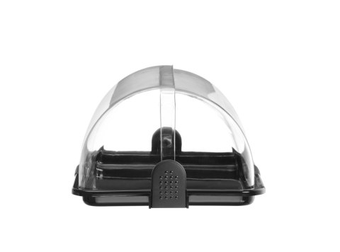 Witrynka Roll top, HENDI, czarny, 380x260x(H)170mm, Prostokątny