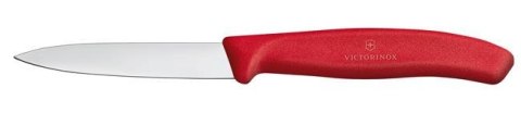 Victorinox Swiss Classic Nóż do jarzyn, gładki, 8 cm, czerwony Hendi