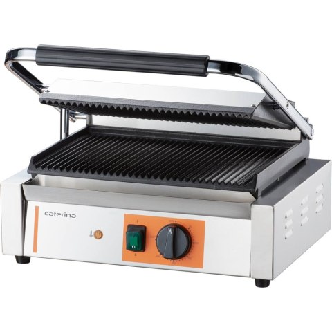 Kontakt grill, Panini, ryflowany, Caterina, P 2.2 kW Caterina